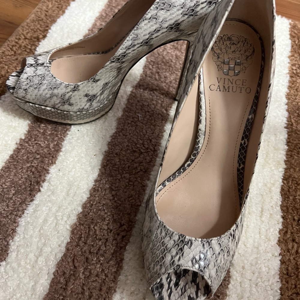 Vince Camuto Snake High Heels